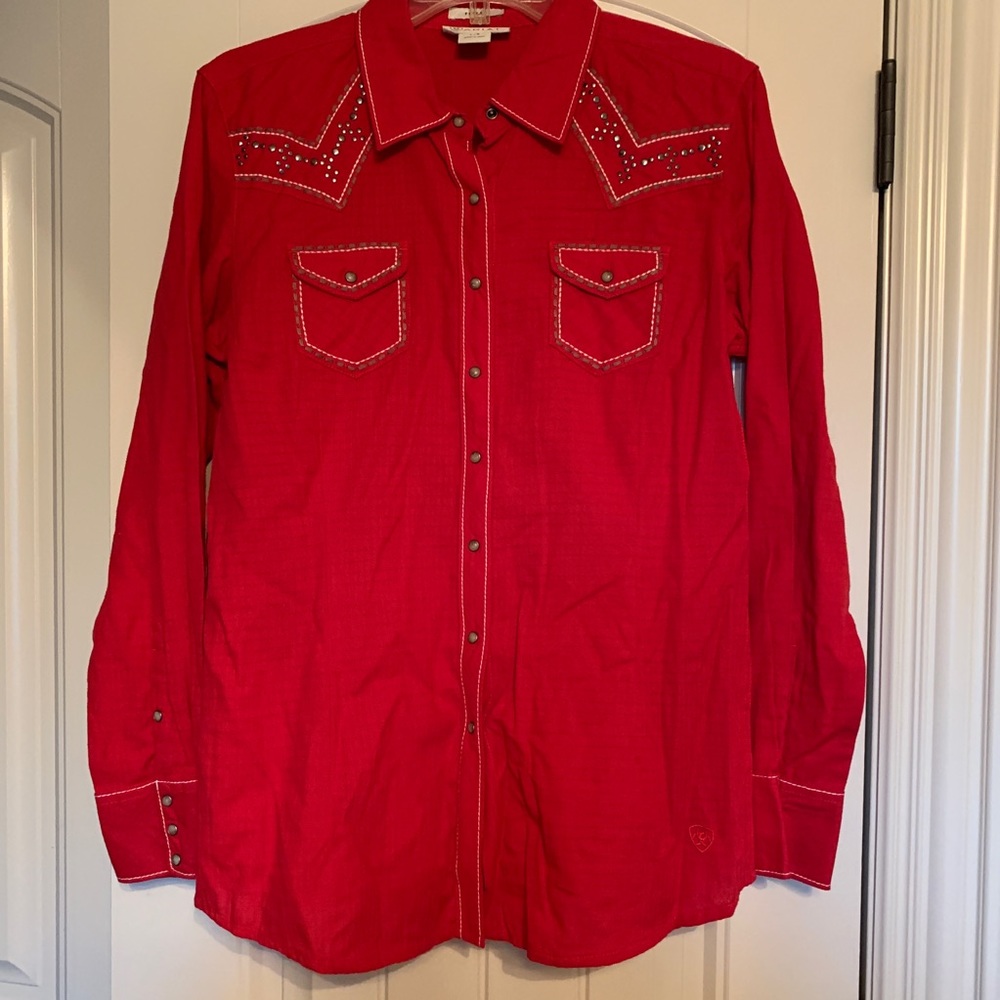 Ladies Ariat Long Sleeve Pearl Snap